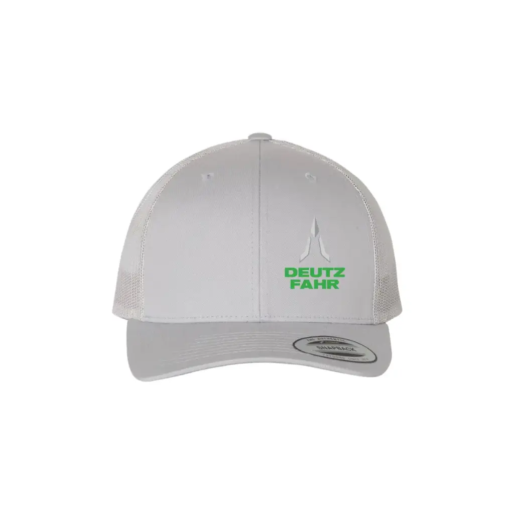 Gray mesh cap