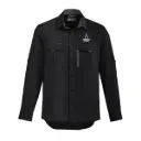 Chemise de travail manches longues noire