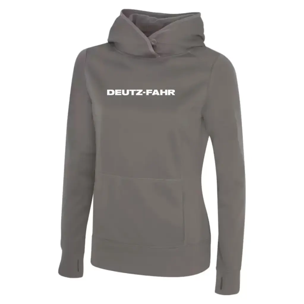 Women's charcoal hoodie