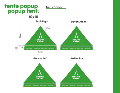 Popup promotional tent